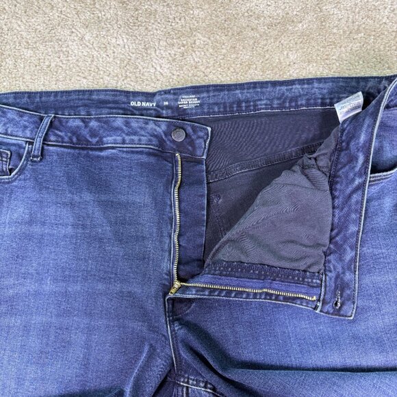 Old Navy Rockstar Super Skinny High-Rise Jeans Womens Plus Size 26 50x28 E742 - Picture 3 of 13